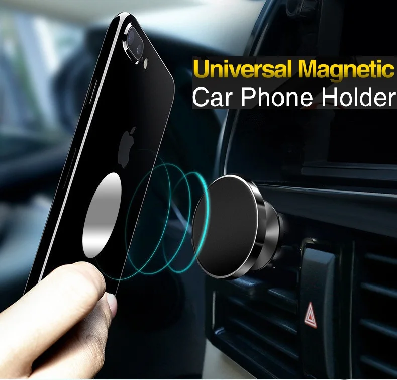 Универсальный автомобильный держатель на 360 градусов, магнитный автомобильный держатель для телефона, подставка с gps, магнитное крепление на вентиляционное отверстие для iPhone 11 Pro Max XS MAX XR