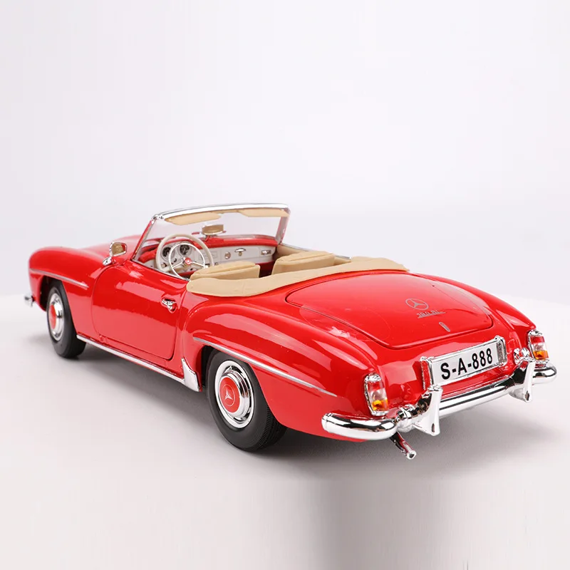 Maisto 1/18 Benz 1955 190SL модель автомобиля имитация литья под давлением украшения игрушки