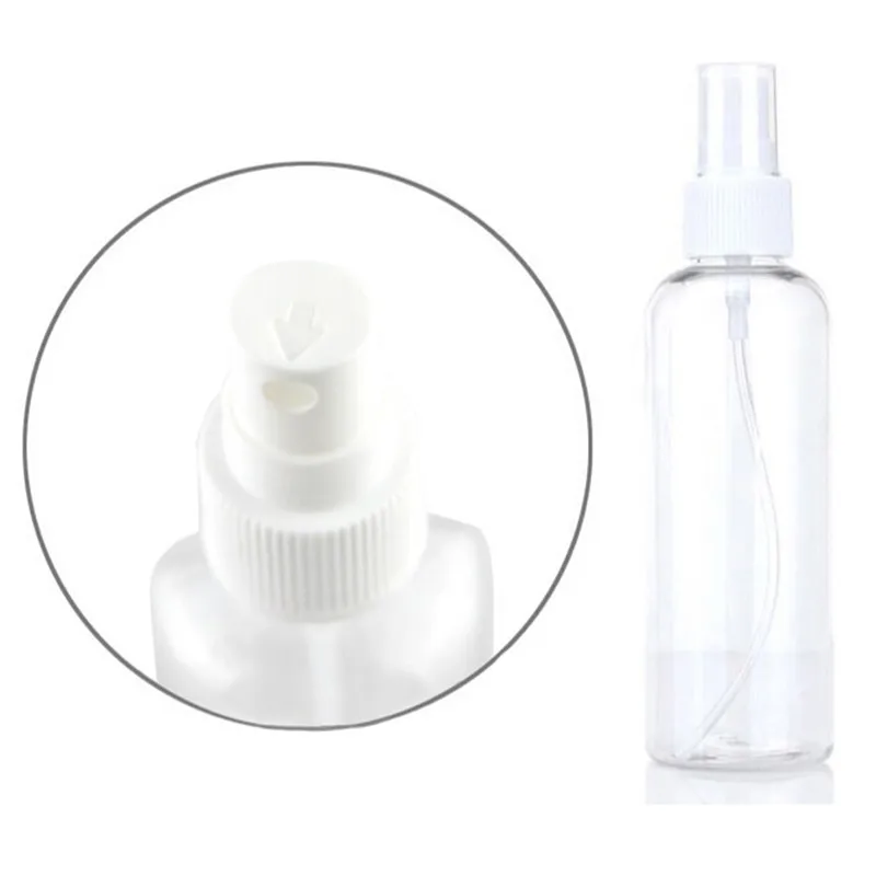 Hot sale mini transparent lotion bottles face steamer press sprayer