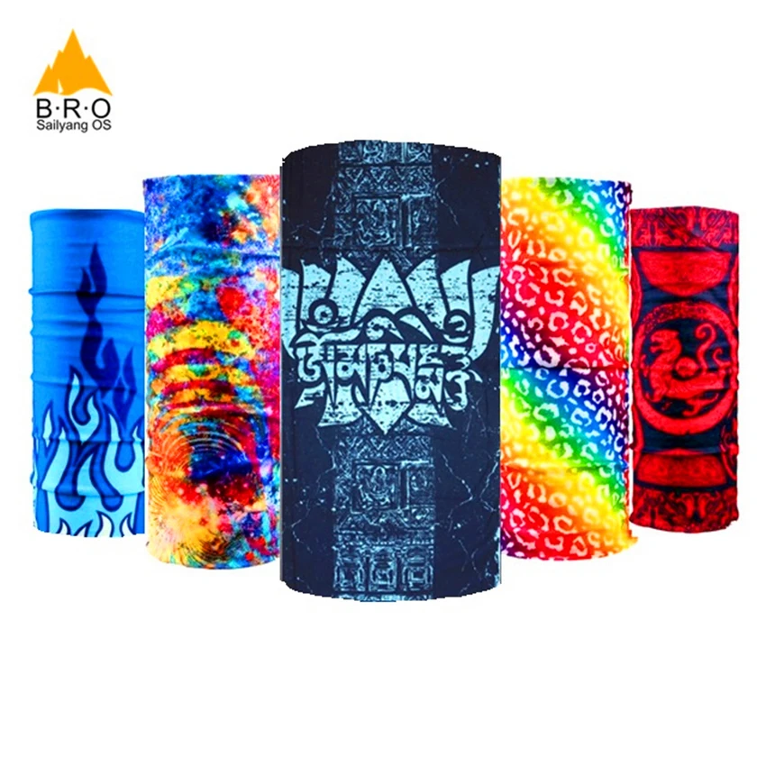 

HOT Seamless Outdoor Sports Headband Bandanas Cycling Cap Quick Dry Bike Scarf Colorful Hiking Magic Scarves Masks Bicycle Hats