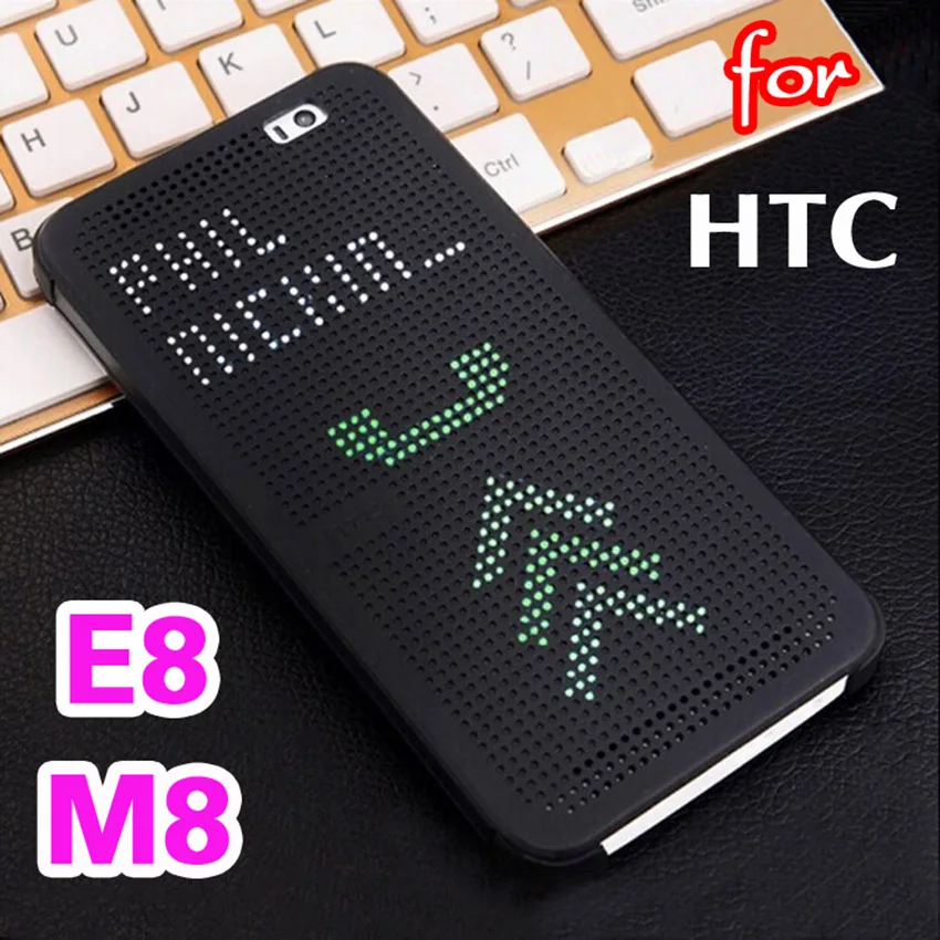 Voor u Doctor in de filosofie Inspecteren Smart Dot View Cover Silicone Case For Htc One M8 M8s E8 E M 8 S Onem8  Htcm8 Htce8 Phone Flip Case Silicon Shockproof Original - Mobile Phone  Cases & Covers - AliExpress