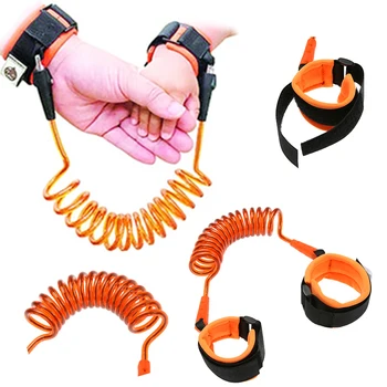 

2m Baby Safety Harness Child Elastic Rope Leash Anti Lost Wrist Link Toddler Kids Traction Rope Kid Safety Wrist Hand Belt