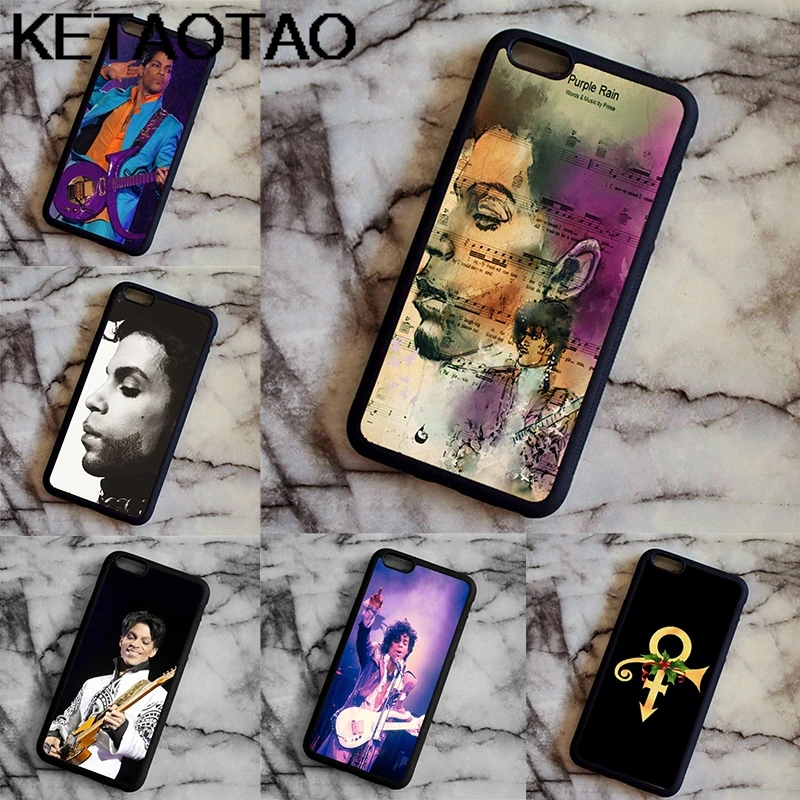 KETAOTAO Prince Rogers Nelson фиолетовые чехлы для телефонов с принтом iPhone 4S 5C 5S 6S 8 X Plus XR XS Max