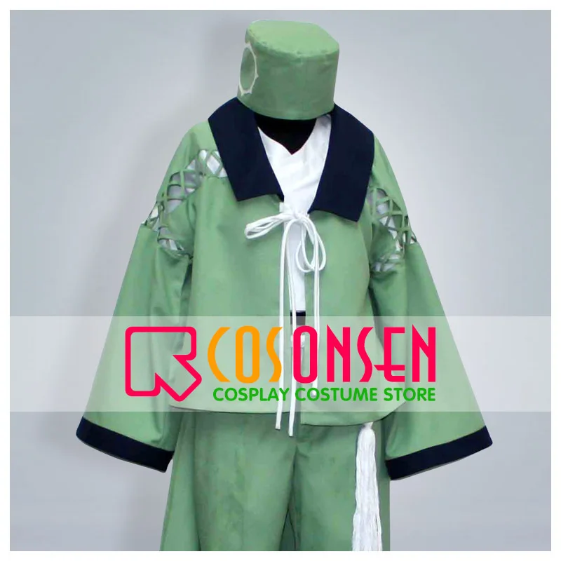 Косплей ONSEN Brave 10 Sarutobi Sasuke зеленый костюм косплей цвет полный комплект любой размер
