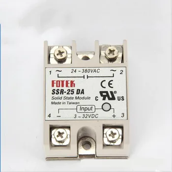 

Solid State Relay SSR-10DA 10A input 3-32V DC output 24-380V AC X10