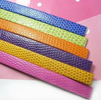 

200Pcs Wholesale 8MM / 10MM Width 3D Python PU Leather Chain Jewelry And Keychain DIY Accessories DHL Free Shipping