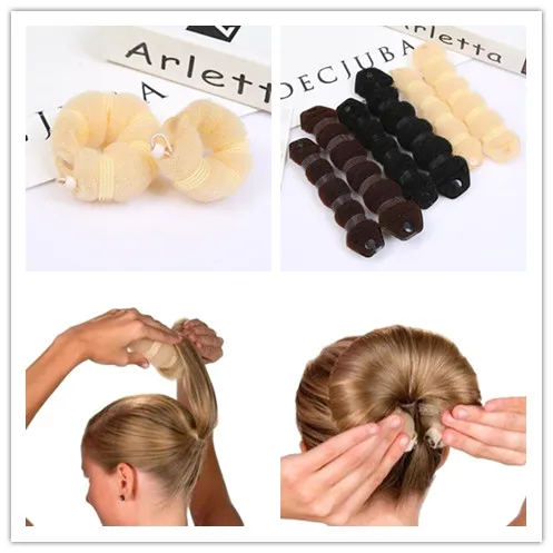 Булочка для волос, для укладки волос, булочка, Волшебная булочка, Формирующее кольцо-губка, стайлер, инструмент для ухода за волосами,, новинка