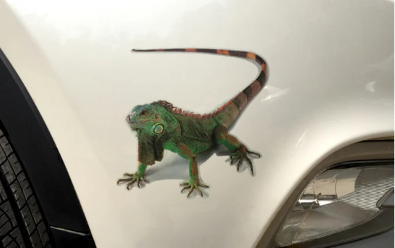 Стайлинг автомобиля 3d стикер для животные бампер паук Gecko скорпионы Lada Priora Sedan sport