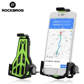 

ROCKBROS Bike Phone Stand 3.5-7 Inch Adjustable Cellphone Holder Bracket MTB Bicycle Accessories Universal Cycling Phone Stand