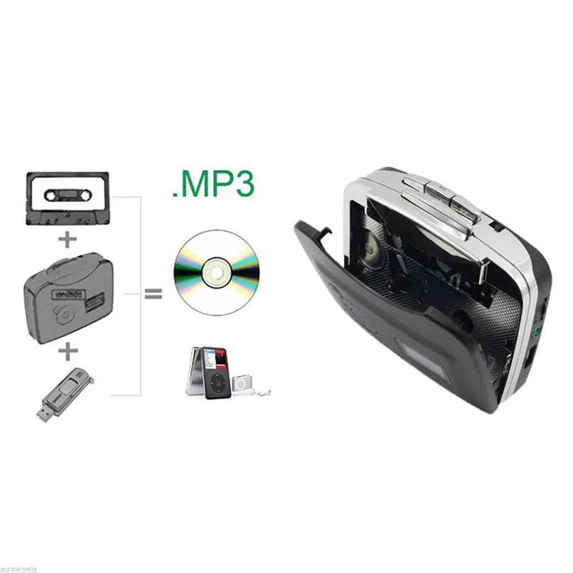 

ezcap USB MP3 cassette capture walkman MP3 turntable USB Cassette Player Capture Cassette Recorder Converter Audio Music Player