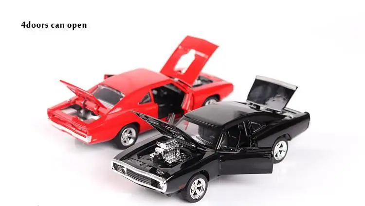 Koop ZXZ 132 Dodge Charger De Snelle En De Furious Gratis Verzending Alloy Auto Modellen kids speelgoed voor kinderen Klassieke Metalen auto s