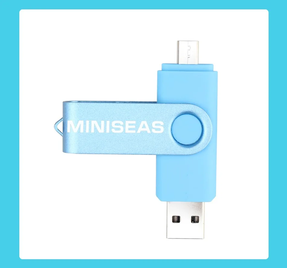 Usb флеш-накопитель Miniseas, 8 цветов, вращение, OTG, телефон, ручка-накопитель, 4 ГБ, 8 ГБ, 16 ГБ, 32 ГБ, 64 ГБ, память, Usb флешка флеш-накопитель