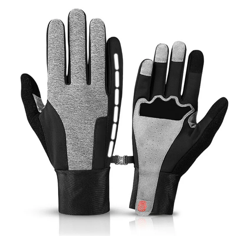 

Outdoor Sports Windstopper Waterproof Gloves Bike Riding Gloves Winter Full Finger Horse Riding Gloves Warm Fishing GEL Glove