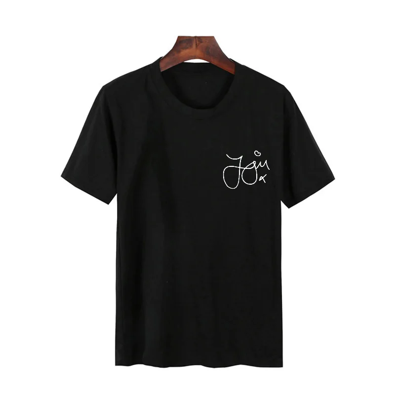 One Direstion T Shirt Men Women Zayn MalikLiam Payne Niall Horan Louis Tomlinson Signature T-Shirt Summer Round Neck Pocket Top