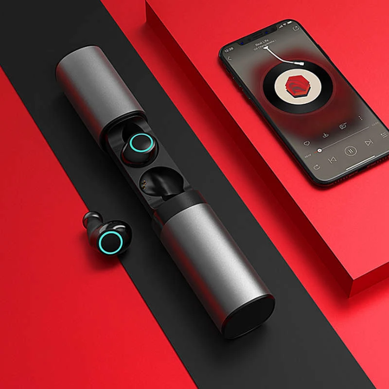 

T6 Binaural Bluetooth Headset Mini Wireless Sports Earbuds earplugs Invisible Noise Reduction Waterproof In-Ear Tws Earphones