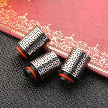

Sailing electronic cigarette 510 drip tips stainless steel chinese patterns vacuum plating for 510 thread vape tank atomizer
