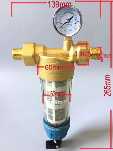 Syphon backwash предварительный фильтр/40 микрон медицинского класса SUS316 сетка из нержавеющей стали 6 т/ч для защиты вашего водного прибора