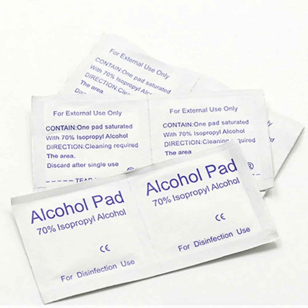 

10pcs Disposable Medical Cotton Pads Sterilization Alcohol Disinfection Emergency Clean and Jewelry Tool Polishing Cloth