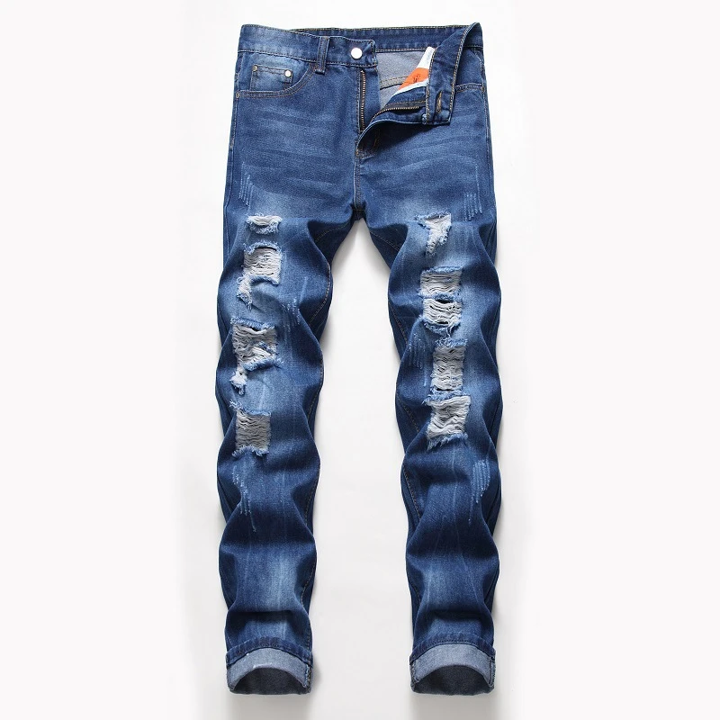skinny stretch ripped jeans mens