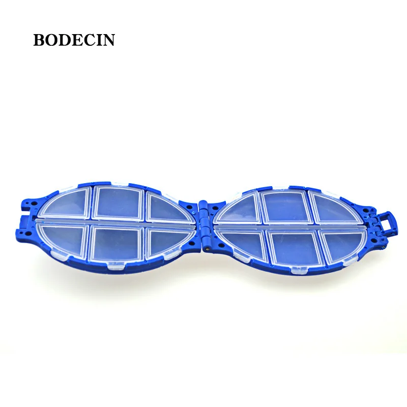 1pcs Outdoor Fishing Accessory 12 Compartments Grid Tortoise Shape Plastic Turtle Lure Baits Hooks Tackle Box Pocket Multi Kits (4)