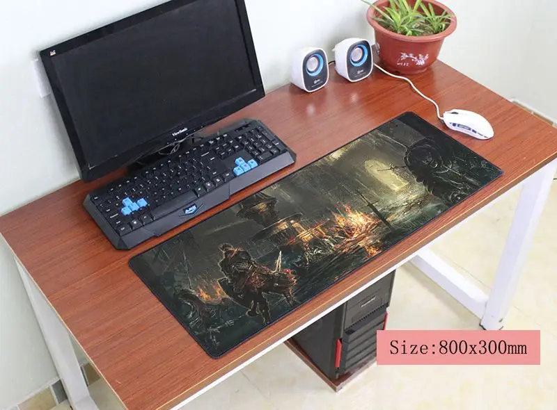 Dark Souls mouse pad 800x300mm pad to mouse notbook computer mousepad game gaming padmouse gamer to large keyboard mats