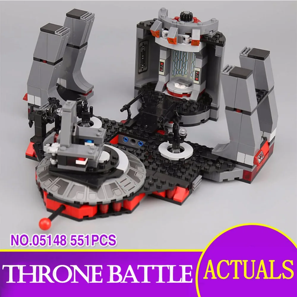 

Lepin 05148 Star Wars series The 75216 first order of Snoke`s throne Room wars Building Block Bricks Toys legoing Birthday Gifts