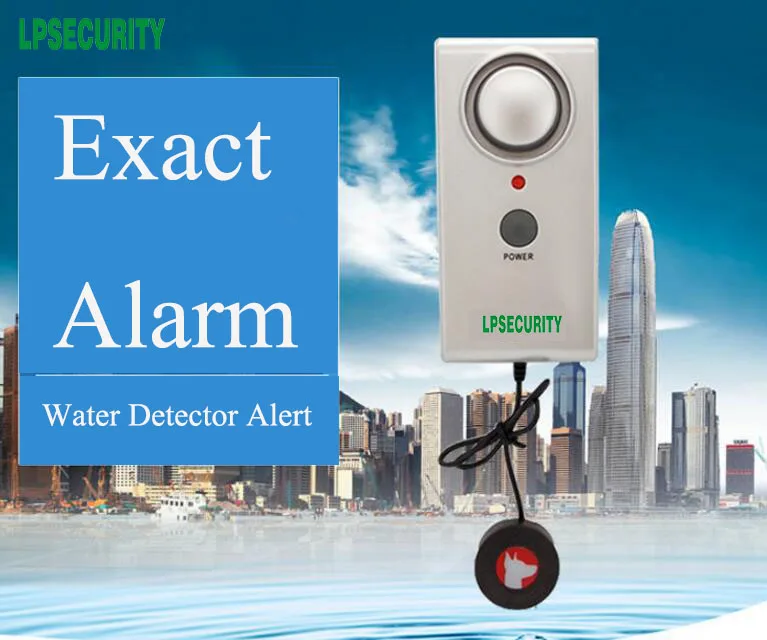 

Free shipping Doberman security water overflow leakage alarm sensor detector 100dB sound alarm