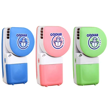 

Free shipping USB Hand-held Air Condition Pink Portable Air Conditioner Gray Bladeless Cooler Blue Mini Fan With Lithium Battery