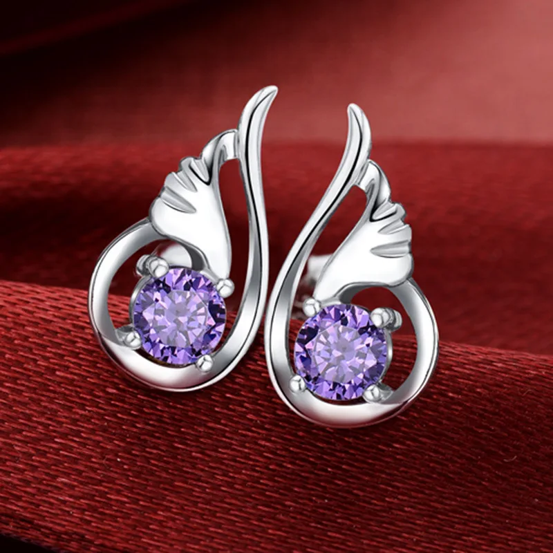 Серьги пусеты с крыльями ангела для девушек и женщин 413|angel wing stud earrings|brand earringsfashion