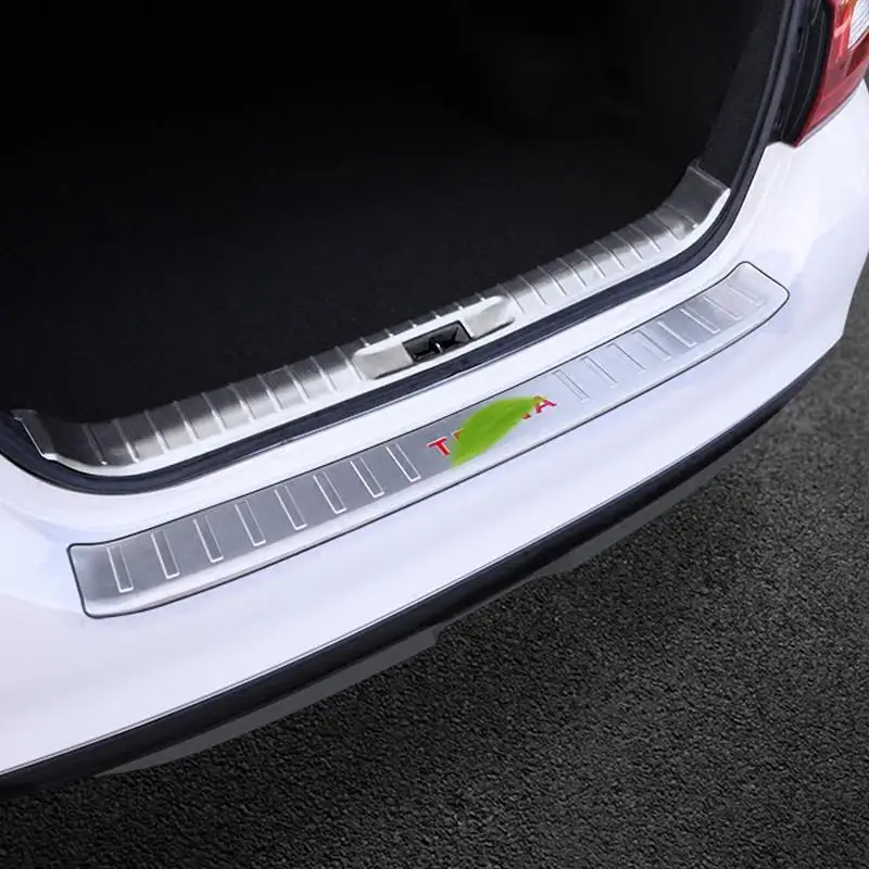 

Rear Panels Foot Pedal automobile upgraded car styling decoration sticker strip accessory 13 14 15 FOR Nissan Teana