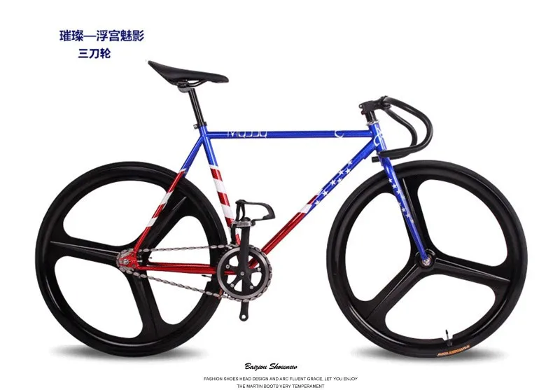 Top Original X-Front brand fixie Bicycle Fixed gear 46cm 52cm DIY One wheel speed road bike track Flag bicicleta fixie bicycle 19