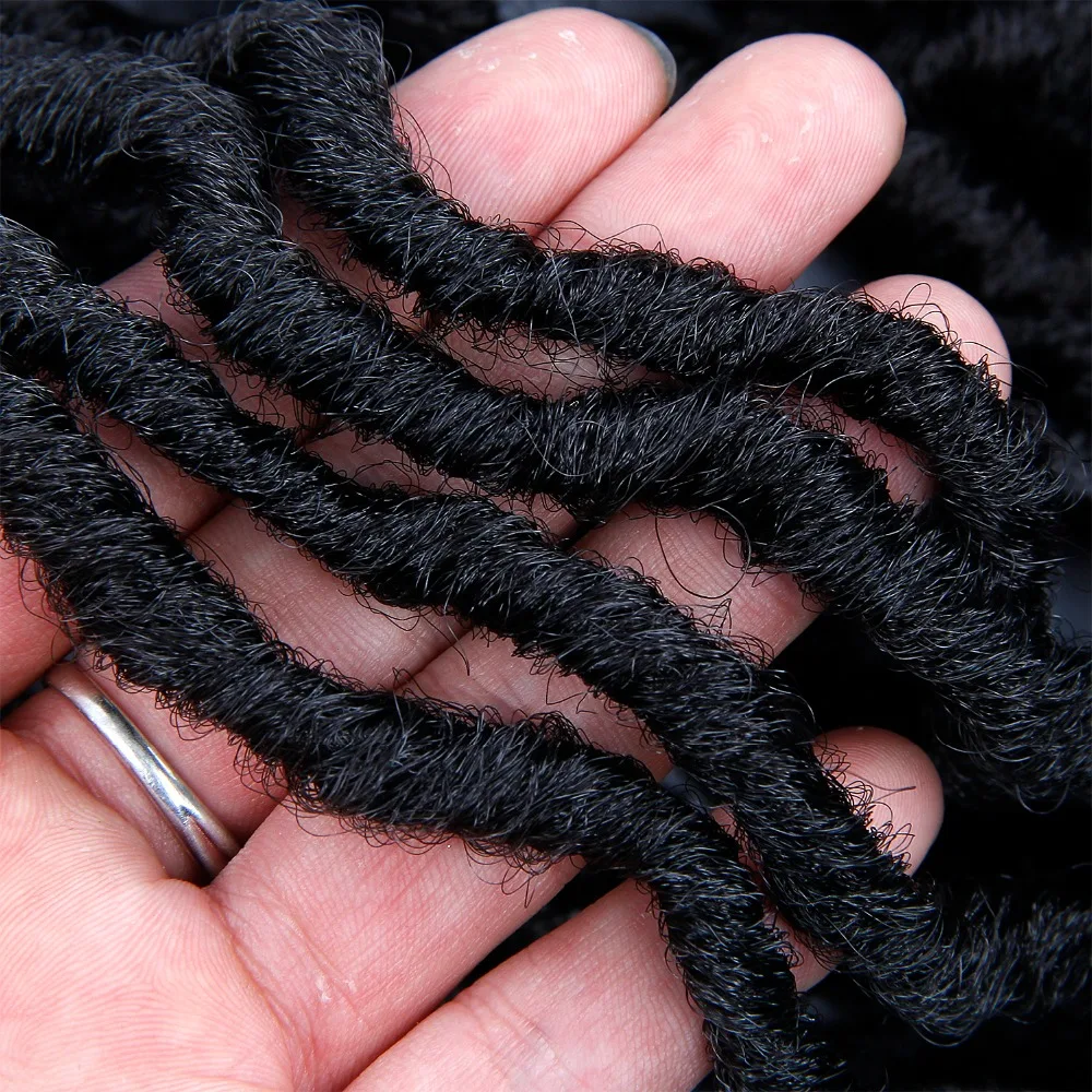 Накладные волосы Faux Locs Curly 12 дюймов мягкие косички с эффектом омбре дреды| |