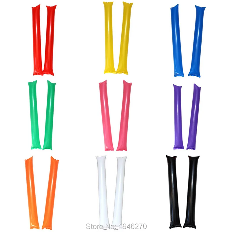 

60cm Inflatable cheering stick Noise maker /Colorful Cheers bar /Fuel rod /party supplies /inflatable toys 50 pairs/lot