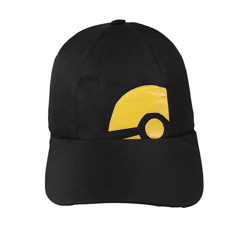 Pokemon GO Cosplay Hat Pokemon Pocket Monster Trainer Female Blue Red Black Hat Cosplay Accessory Prop Halloween
