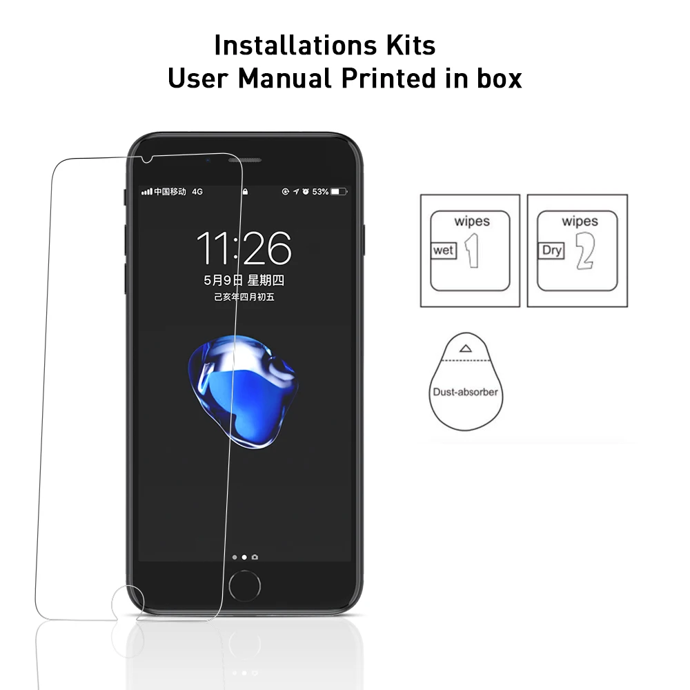 MANTIS tempered glass for iphone 6 7 5 s se 6 6s 8 plus XS max XR glass iphone 7 8 x screen protector glass on iphone 7 6S 8 (7)