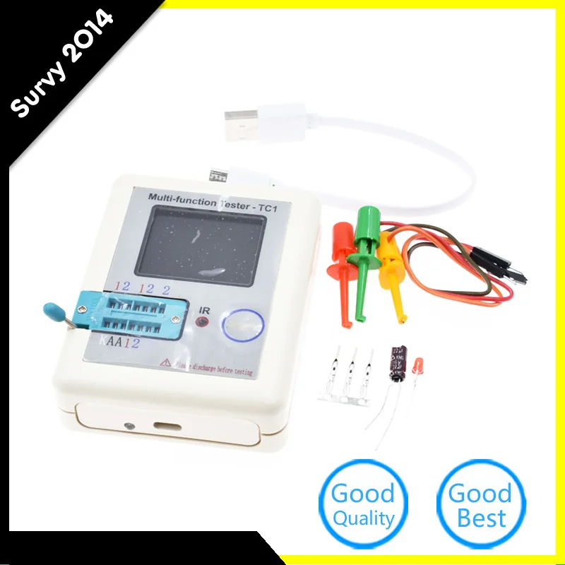 

Transistor Tester Diode Triode Capacitance LCR Meter MOSFET PNP NPN ESR
