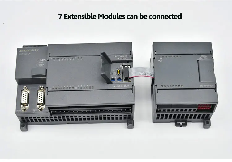 Amsamotion cpu224xp S7-200CN plc dc dc 14