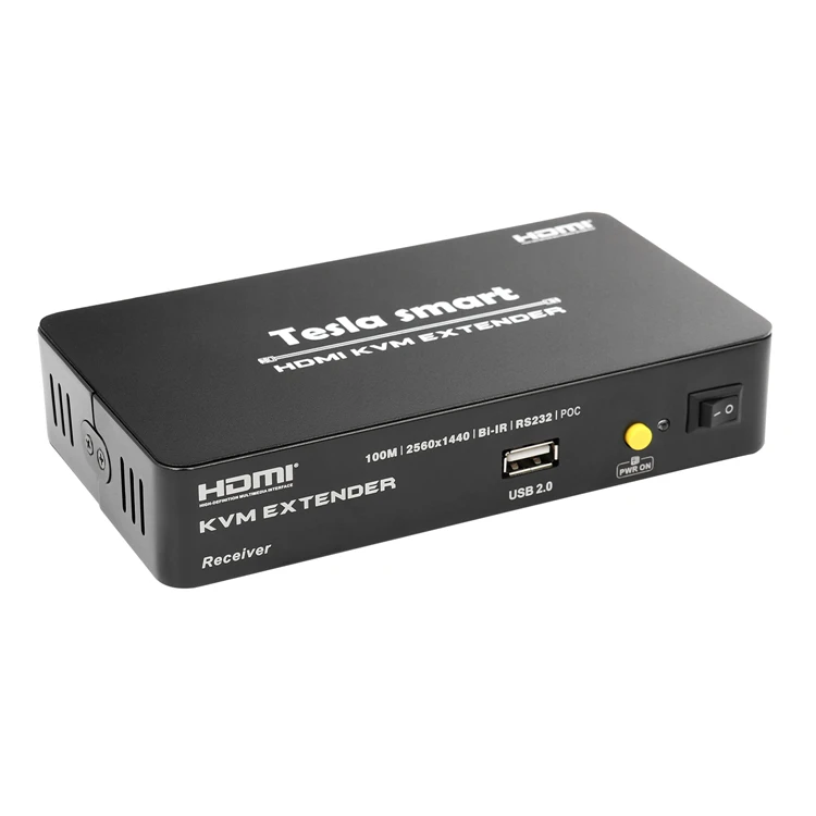 Tesla smart Multi-function HDMI KVM Extender 100 м HDMI KVM + аудио удлинитель по CAT5e/6 (1 удлинитель TX + 1 удлинитель RX)