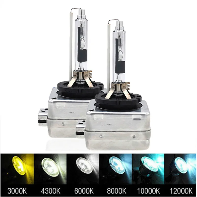 

2x D3R 35W HID Xenon Headlight Bulb HID Bulbs With Metal Bracket Protection 4300K 6000K 8000K D3R XENON HID Auto Headlamp Light
