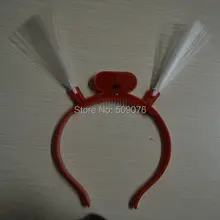 400 шт/Партия Светящиеся мигающие волоконно-оптические волосы Ассорти светодиодный головной убор светодиодная повязка на голову для вечерние поставки