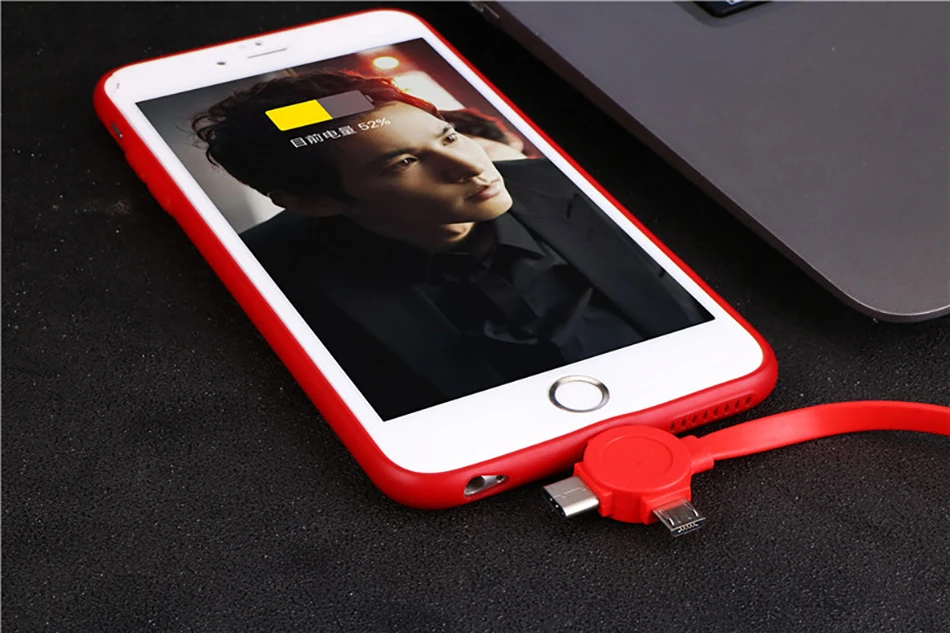 !ACCEZZ 3 in 1 Micro USB Type C 8 Pin Multi Charging Cable For iPhone X XR XS Max For Samsung Huawei Xiaomi Multi Charging Cable (18)