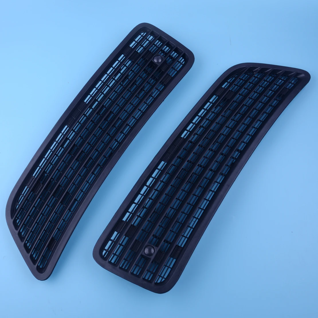 

CITALL 1 Pair Black Car Hood Upper Grill Vent 2218800305 2218800205 For MERCEDES S550 W221 2007 2008 2009 2010 2011 2012 2013