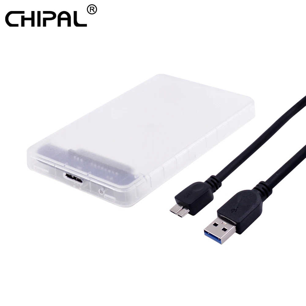 CHIPAL 5 Гбит/с 2," Белый HDD чехол SATA 3,0 на USB 3,0 внешний жесткий диск SSD корпус Поддержка 2 ТБ UASP протокол