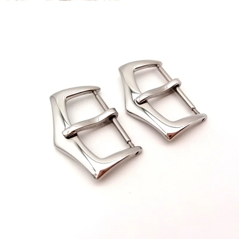 

New Arrival 12mm 14mm 16mm 18mm 20mm 316L Stainless Steel Watch Buckle Leather Strap Band Watch Clasp WATCH-BUTTOM