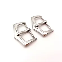 New Arrival 12mm 14mm 16mm 18mm 20mm 316L Stainless Steel Watch Buckle Leather Strap Band Watch Clasp WATCH-BUTTOM