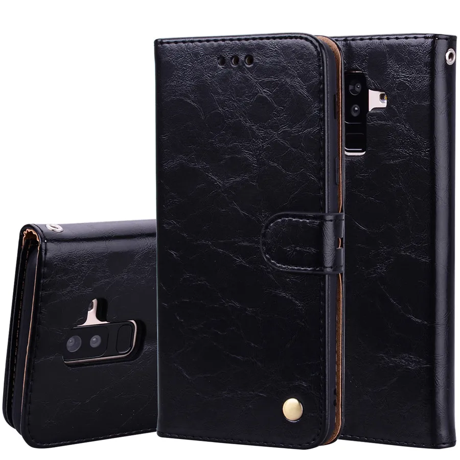 

For Samsung A6 2018 Case on samsung A6 Plus Case Flip Fashion Wallet Book Leather Case for SAMSUNG Galaxy A6 A 6 Plus 2018 Cover