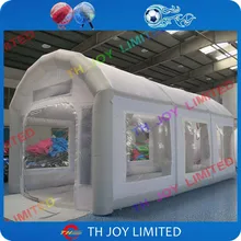 Воздуха до двери, 8x4x3 mH надувная покрасочная камера, надувная живопись распыления автомобильная палатка