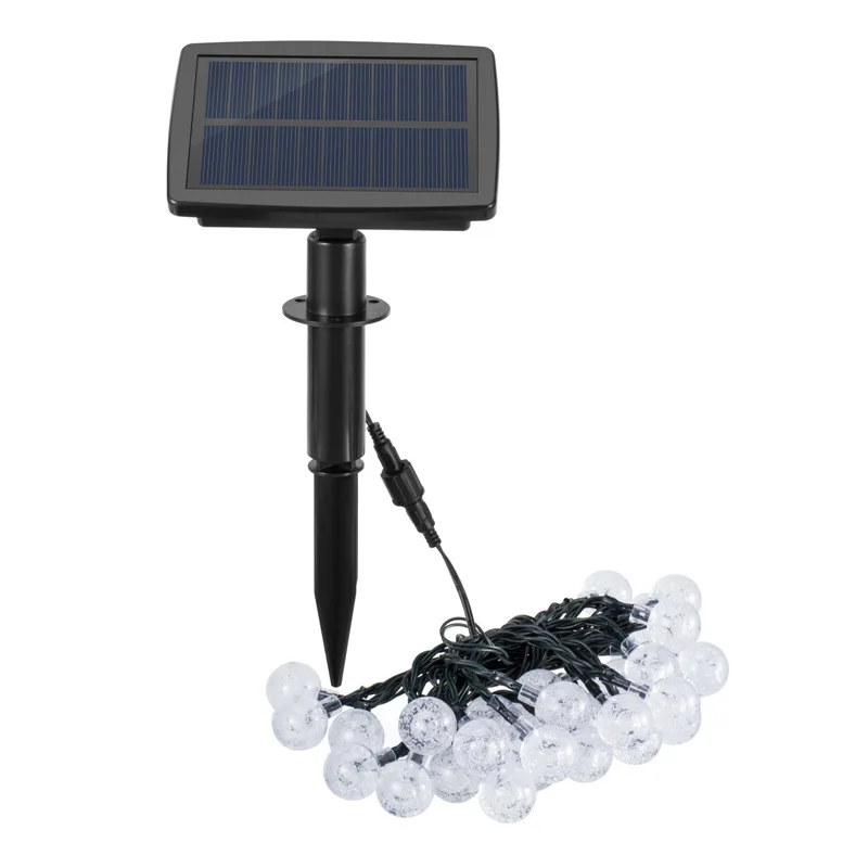 Picada de Luz Lâmpada de Iluminação Solar e Usb de Carregamento Luz da Corda do Bulbo Solar Fosco Pendurado Decoração Interior - Exterior 2 Lâmpadas solares