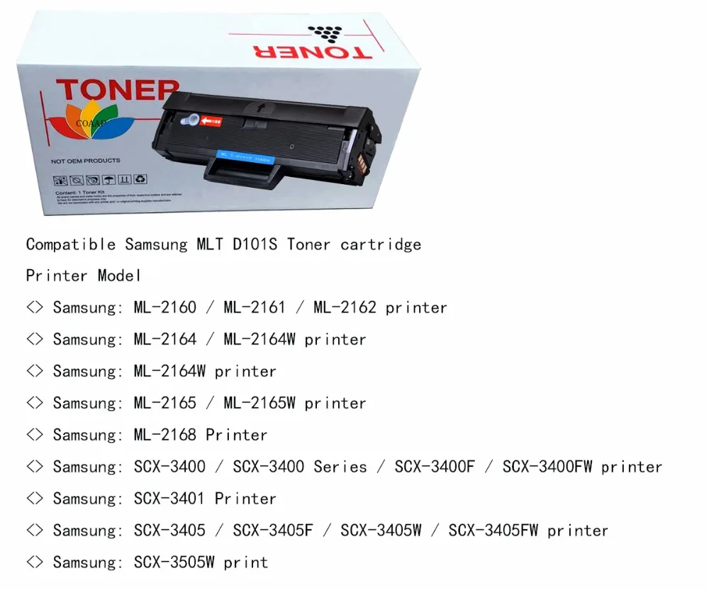 1 Pack Mlt D101s D101 Mlt 101 Compatible Toner Cartridge For Samsung Ml 2165w Scx 3405fw Scx 3401 Ml 2161 Printer Compatible Toner Cartridges Toner Cartridgesamsung Toner Cartridge Aliexpress 1 Pack Mlt D101s D101 Mlt 101 Compatible Toner Cartridge For Samsung Ml 2165w Scx 3405fw Scx 3401 Ml 2161 Printer Compatible Toner Cartridges Toner Cartridgesamsung Toner Cartridge Aliexpress