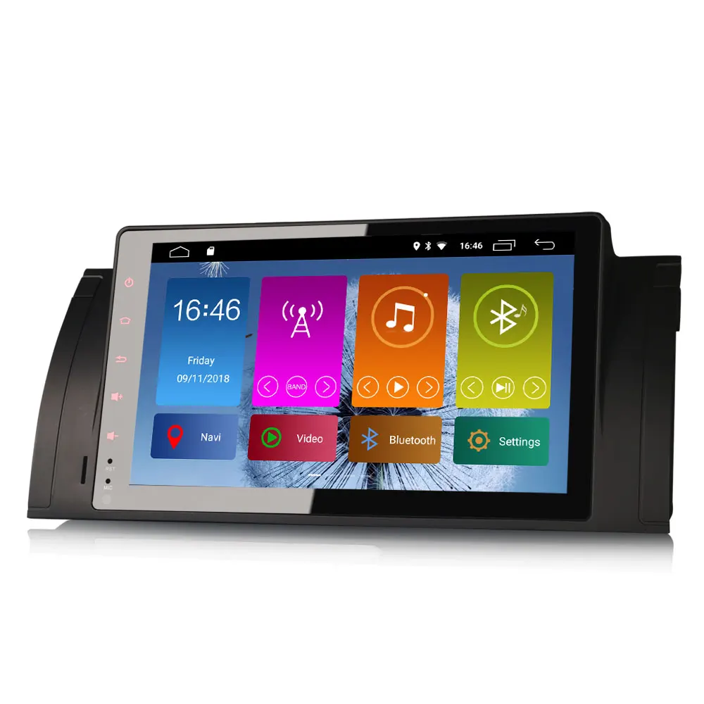 Sale 9" Android 9.0 Pie OS Car Multimedia GPS Radio for BMW X5 E53 2000-2007 BMW E39 M5 1999-2003 BMW E39 1995-2003 BMW E38 1994-2001 5